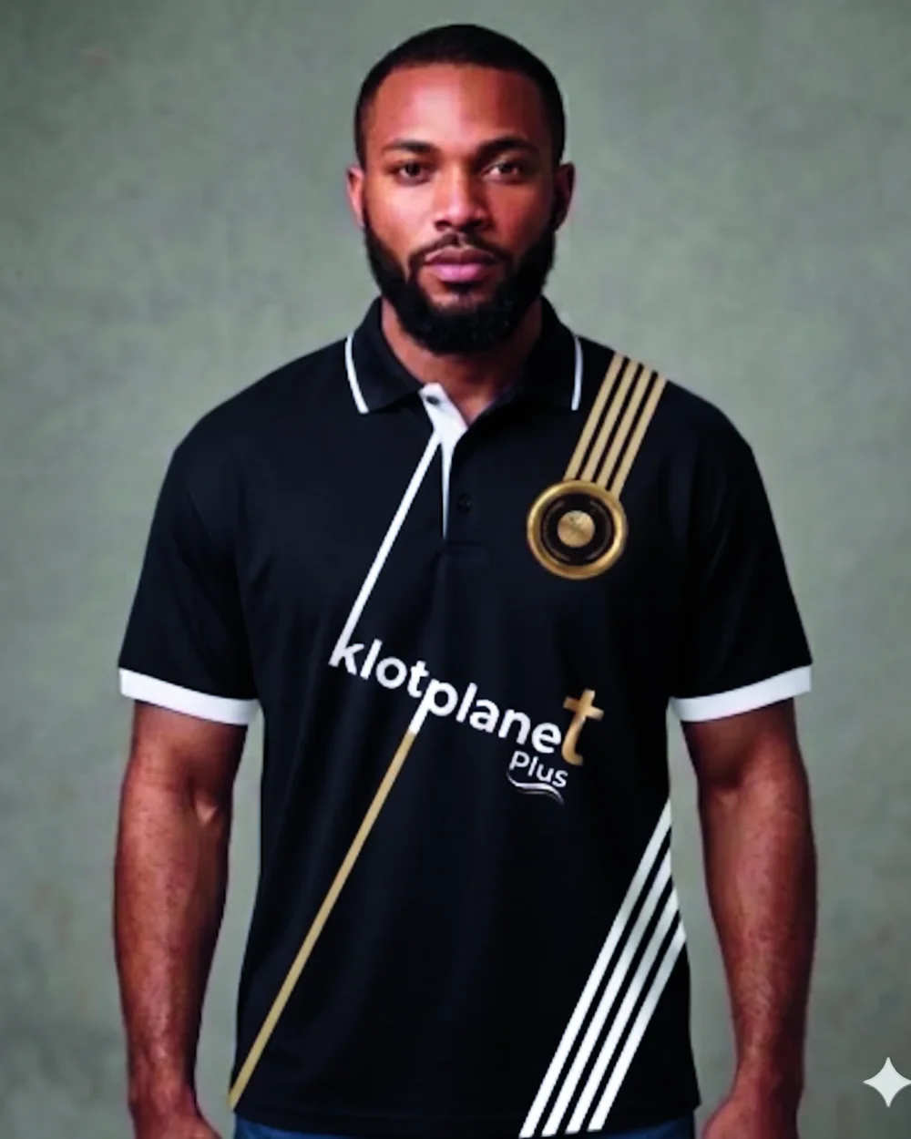 Klot Planet Plus Signature Polo — Embroidered Pique