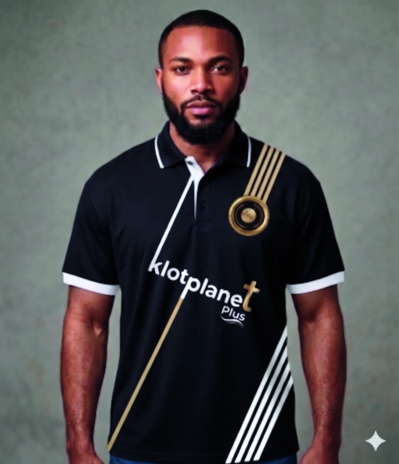 The Klot Planet Plus signature embroidered pique polo